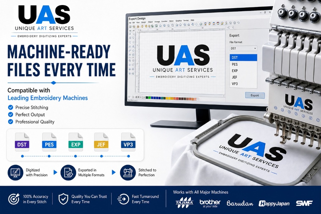 Machine-Ready Embroidery Files